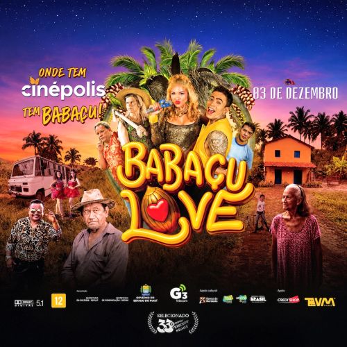 “Babaçu Love” estreia dia 3 de dezembro nos cinemas das regiões Norte e Nordeste